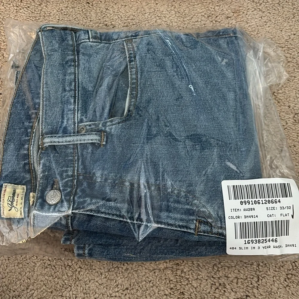 J Crew 484 Slim-fit stretch jean in three-year wash AW289